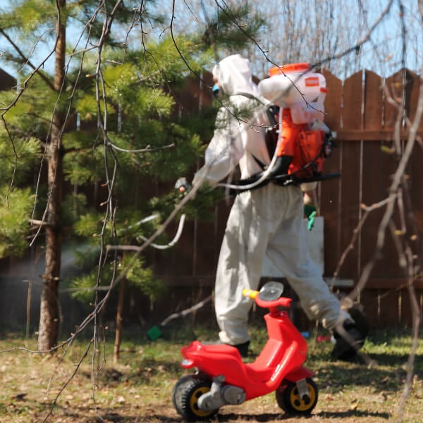 Обработка участка от клещей в Колпино?